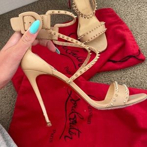 Nude Christian Louboutin Heels